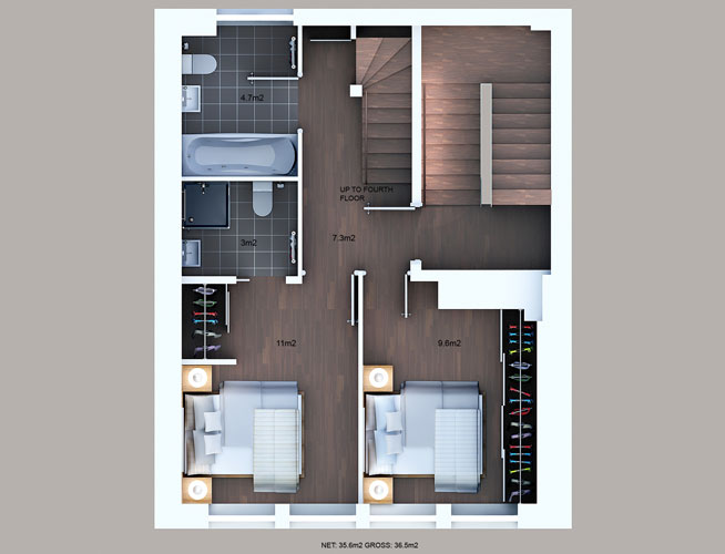Third Floor plan