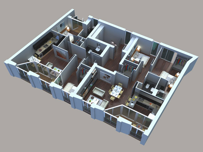 Great Suffolk Street project First and Second Floor visualisation