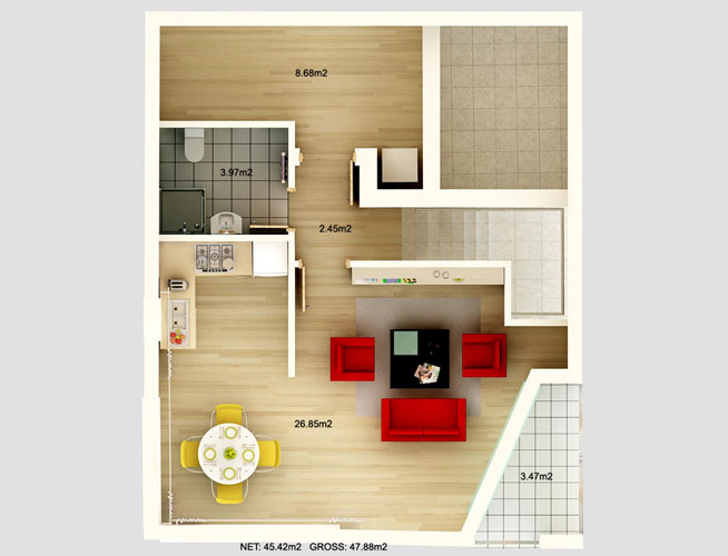 TFourth Floor plan